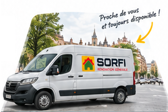 Véhicule de l'entreprise SORFI